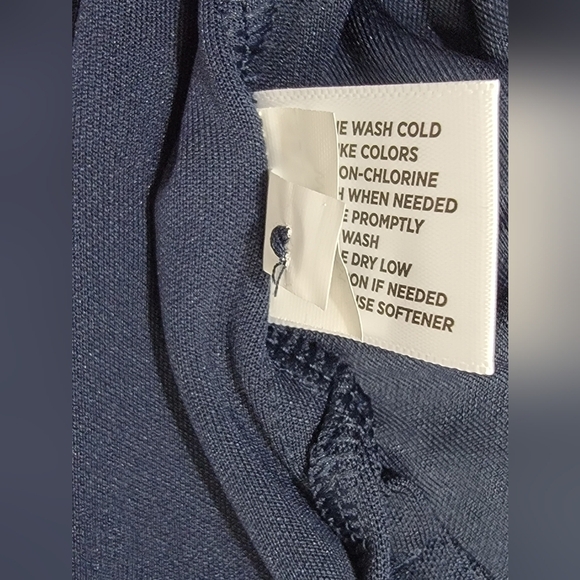 Lady Hagen Americana Print Block Short Sleeve Polo Sparklers White/Navy XXL - Picture 3 of 11